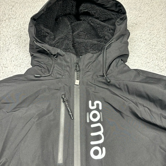 Roots73 Coat Mens Large Removable Fleece Lining 4 Pocket Design Outerwear Jacket - Picture 2 of 7